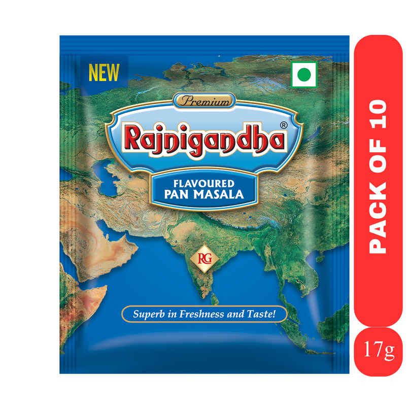 Rajnigandha Flavoured Pan Masala (Pack of 10)